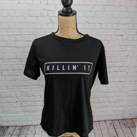 jin Fang Rong Tops - "Killin' It" Graphic Tshirt Large